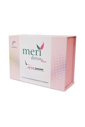 Meri Tea Detoks Çayı 60 Adet 1 Aylık Kullanım- Meridetoxkozmetik