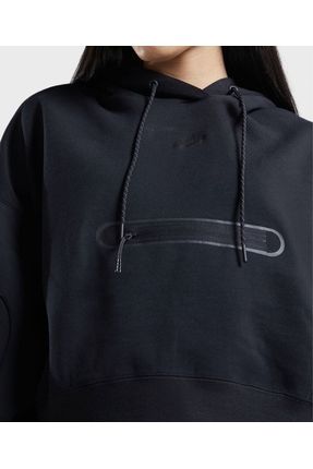 Nike Sportswear Tech Fleece Over Oversized Crop Pullover Hoodie Kad n Fiyat Yorumlar Trendyol