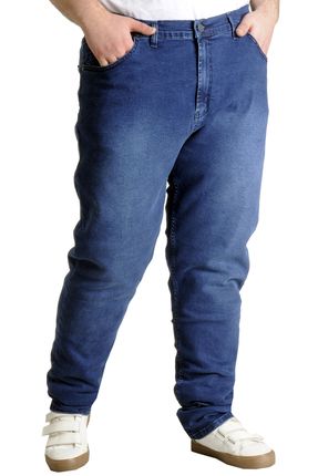 Mode Xl Büyük Beden Erkek Kot Pantolon Stefano Blue 22938 Mavi