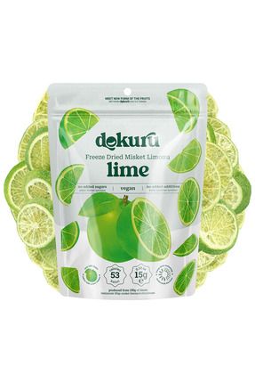 Lime Kuru Meyve Cipsi - Dondurularak Kurutulmuş Freeze Dried Misket Limonu