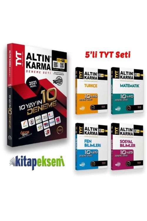 Altin Karma Yayinlari Altin Karma 2021 Tyt 10 Yayin Turkce Sosyal Matematik Fen Deneme Seti Fiyati Yorumlari Trendyol