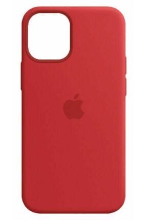 Iphone 12 Mını Sılıcone Case Red Wıth Magsafe