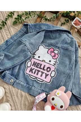 Hello Kitty Kız Çocuk Kot Ceket