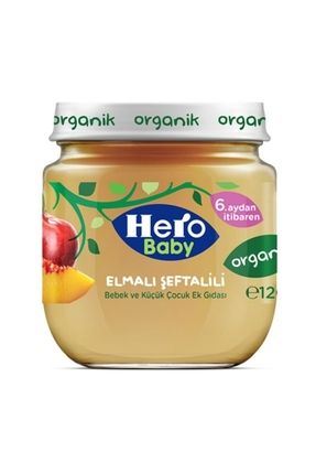 24'lü Hero Baby Organik Elma-Şeftali 120 Gr.