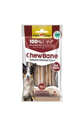 Chew Bones Press Köpek Çiğneme Kemiği 80 Gr 4'lü Naturel