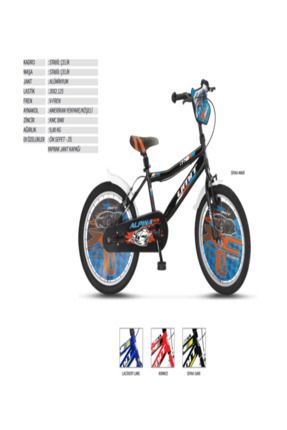 2047 Alpina-M-BMX-V 20 Jant Erkek Çocuk Bisiklet