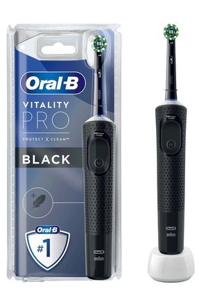 Şarjlı/Elektrikli Diş Fırçası Vitality Pro Siyah Koruma ve Temizlik