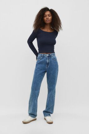 Stradivarius sales basic t-shirt