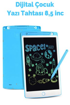 LCD Yazı Tableti, Dijital Yazı Tahtası 8,5 inc Ekran Kalemli Çocuklar için sihirli yazma tableti
