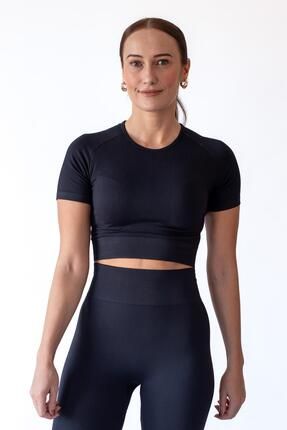 Active Seamless Kadın Fitilli Crop Top Büstiyer