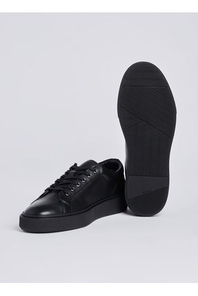 Karl Lagerfeld Siyah Erkek Deri Sneaker FLINT Lace Lo Lthr Fiyat