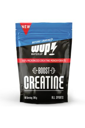 Wup Boost Creatine 240 gr 80 Servis, %100 Mikronize Kreatin Monohidrat, Aromasız