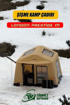 London Prestige (M) Şişme Kamp Çadırı (ÇÖL) | 5-6 Kişilik | 4 Mevsim