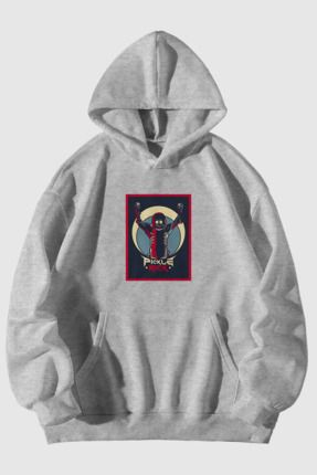 wicromed Rick and Morty Pickle Rick Bask l Unisex Siyah Kanguru