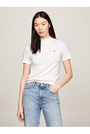 Cropped mock turtleneck hot sale