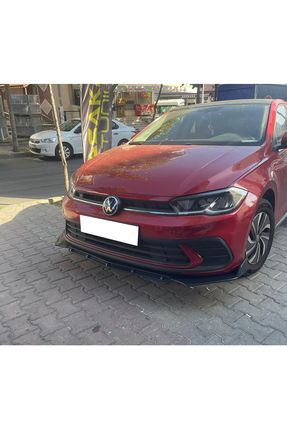 MKG Otomotiv Vw Polo Mk6.5 Uyumlu On Lip Parlak Siyah 3 Prc Brabus K r lmaya Dayan kl ABS Fiyat Yorumlar Trendyol