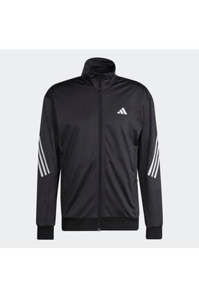 Adidas black polyester clearance fleece jacket