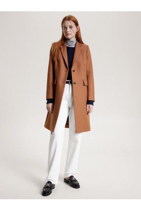Tommy hilfiger wool blend overcoat 2025