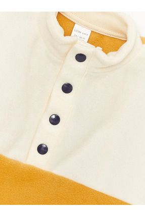 LC Waikiki LCW baby Dik Yaka Uzun Kollu Renk Bloklu Polar Erkek