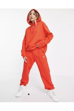 Orange nike tracksuit womens top