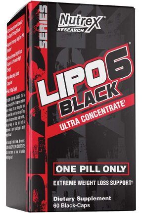 Lipo-6 Black Ultra Con.Fat burner 60 Caps.