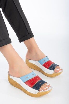 The Dortex Shoes Drtsan559 Dolgu Topuk i D Hakiki Deri