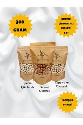 Çikolatalı Leblebi Seti (Bıldırcın, Kahveli, Cappicino) Gurme Set gls47