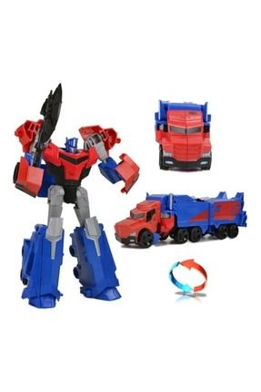 Transformers Metal Gövdeli Dönüşebilen Mavi Robot Optimus Prime Araba 20 cm