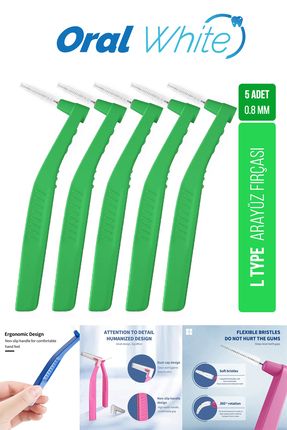 Arayüz Fırçası Yeşil 0.8 mm Cleaning Pro 5 Adet