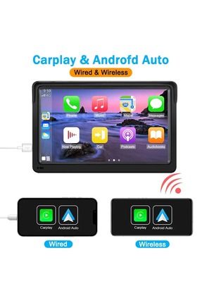 Playtronik 7 Tak Çalıştır Kablosuz Apple Carplay Ve Android Auto Oto  Multimedya Araç Araba Ekran double teyp Fiyatı, Yorumları - Trendyol