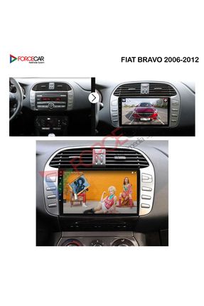 FIAT BRAVO RADIO 2DIN NAWIGACJA ANDROID 6/128 GB CARPLAY LTE EKRAN 7'' IPS  SZARE