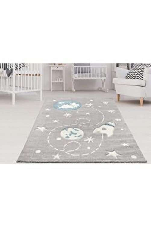demter carpet cocuk gri uzay desenli oymali hali 66a fiyati yorumlari trendyol