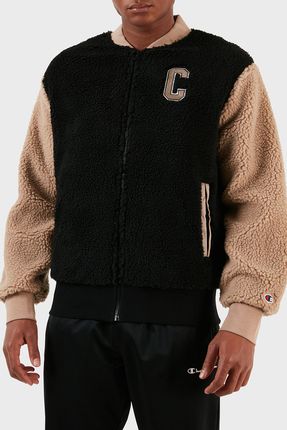 Champion Renk Bloklu Kolej Yaka Tam Fermuarl Teddy Polar Bomber