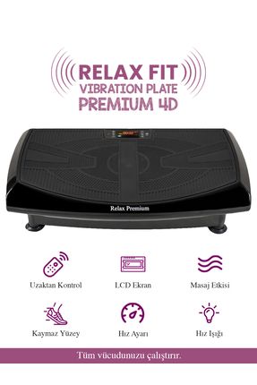 Fit Premium 4d-7in1 Vibration Plate Titreşimli Spor Egzersiz Fitness Aleti Cihazı
