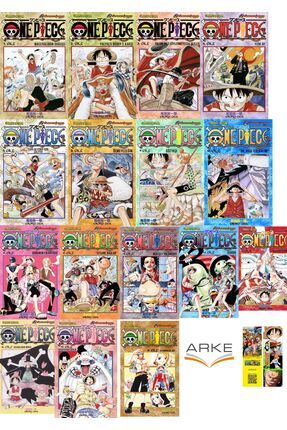 One Piece 1-2-3-4-5-8-9-10-11-12-13-14-15-16-17-18.cilter Manga Seti (Arke Ayraç Hediyeli)