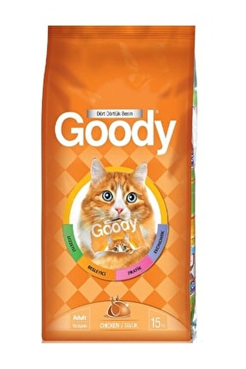 Giriş Sıçrama Alay  Goody Kedi Maması 15 kg Tavuklu Yetişkin Yorumları, Fiyatı - Trendyol