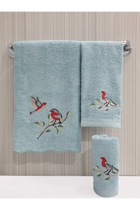 Tanem Home Dalgal Kenar Nak l 3 Par a Havlu Seti 30x50 40x60