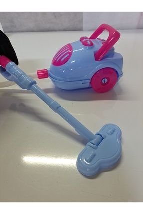 Elektirikli Süpürge Oyuncağı 18x12cm Hortum 64cm Tutma Saplı Kız Çocuk Oyuncakları