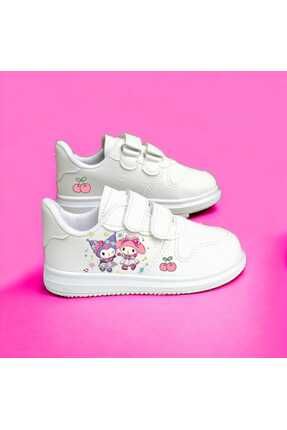 Tatlı Cute Cromi Melodi Baskılı Sneaker Kız Çocuk Spor Ayakkabı Hafif Dar Kalıp