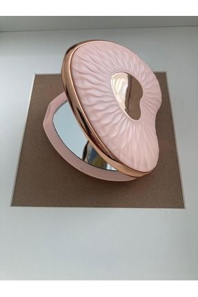 Çift Taraflı Taşınabilir Kompakt Makyaj Aynası Katlanır Mini Çanta Makyaj El Aynası