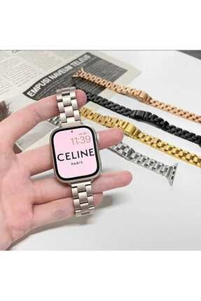 Cool Cold Apple Watch Band Uyumlu 42 44 45 49 Mm Iwatch Seri 10 46mm paslanmaz Celik Zarif Kordon Fiyat Yorumlar Trendyol