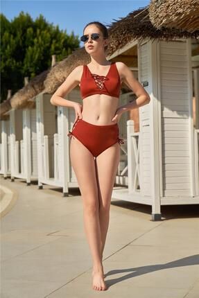 Meot Kahverengi V Kesim Üçgen Tanga Bikini Fiyatı, Yorumları - Trendyol