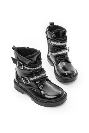 Kız Çocuk Suya Dayanıklı Kışlık İç Astarlı Bot Ayakkabı B2121