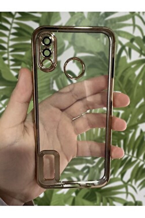 Huawei P20 lite Uyumlu Lazer Kesim Kamera Lensli Renkli Parlak Telefon Kılıfı p20lite-lazer