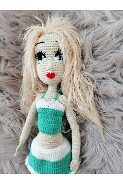Ykstore Organik El Orgusu Amigurumi Barbi Bebek 45 Cm Fiyati Yorumlari Trendyol