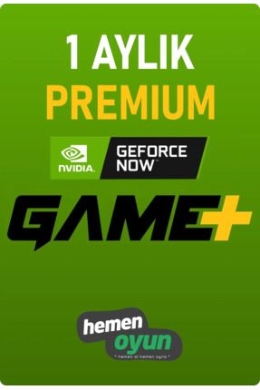 GeForce Now Game+ Plus 1 Aylık Üyelik TYC8HFJQ9N170376923678938