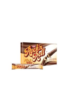 Rockn Roll Kakao Kaplamalı Gofret 10 Paket (1 Kutu)