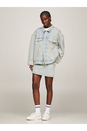 Oversized tommy discount hilfiger jacket