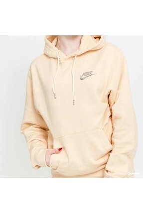 Nike Sportswear Fleece Pullover Revival Hoodie Erkek Bej Sweatshirt Fiyat Yorumlar Trendyol