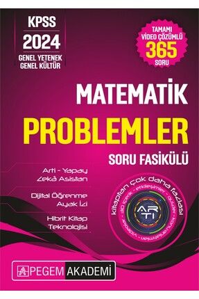 KPSS Matematik - Problemler Soru Fasikülü 9786256890367N55217